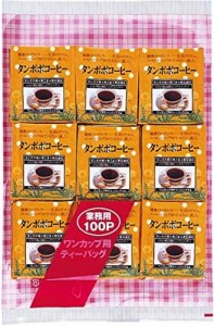 OSK(オーエスケー) 業務用黒ゴマ黒豆入たんぽぽコーヒーティーパック200g(2g×100袋)アルミ袋 1 個