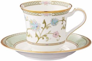 Noritake ノリタケ アメリカン カップ & ソーサー 220cc ヨシノ グリーン ボーンチャイナ Y59589/9983