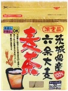 のむらの茶園 茨城県産六条大麦麦茶 ティーバッグ 256g