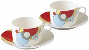 Noritake ノリタケ カップ & ソーサー ( ペアセット ) ( コーヒー ティー 兼用) 185cc フランク・ロイド・ライト インペリアル 2客 ボー