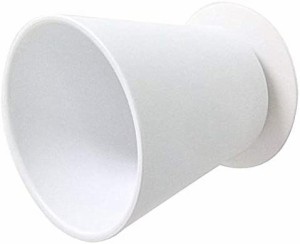 SANEI 歯磨きコップ マグネットコップ 吸盤式 壁にくっつける 浮かす収納 衛生的 ホワイト PW6810-W4