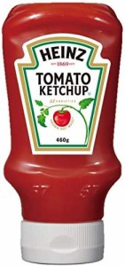 ハインツ (HEINZ) トマトケチャップ逆さボトル 460g×4本