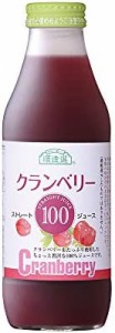 順造選 クランベリー100（果汁100％ストレートクランベリージュース）500ml×6本入