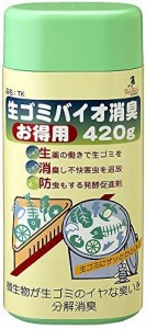 アズマ 生ゴミ消臭剤 TK生ゴミバイオ消臭・お得用420g 粉末タイプ 三角コーナーも清潔