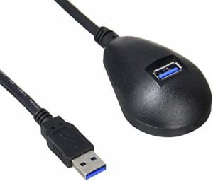 Groovy 卓上 USB延長ケーブル [ USB3.0 (A・平型) オス - メス ] 全長約100cm GR-DTUS30B