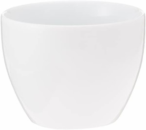 白山陶器 湯のみ猪口 白 (約)φ7.6×6cm 150ml 白磁 波佐見焼 日本製