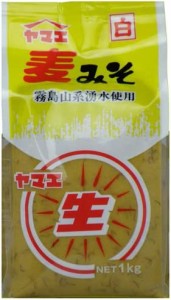 ヤマエ食品工業 ヤマエ食品 白生みそ麦 1kg 1 袋