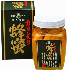 花九曜印 かりん入り蜂蜜 瓶 350g