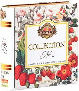 【ギフト】紅茶 バシラーティー コレクションNo1 4種(ラズベリー&ローズヒップ ストロベリー&キウィ ミルクフレーバー ミントフレーバー)