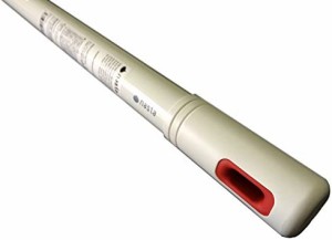 キョーワナスタ ランドリーポール 室内物干用伸縮竿 KS-NRP003-17P-R 伸縮幅1.0M~1.7M ホワイト×レッド