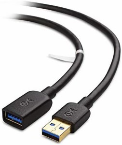 Cable Matters USB 延長ケーブル 3m USB3.0 延長ケーブル USB3.0延長ケーブル Type A オス メス USB 延長コード 超高速 ブラック Oculus 