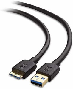Cable Matters マイクロUSBケーブル Micro USB 3.0ケーブル USB Micro Bケーブル 3m HDD/SSD外付けドライブ対応