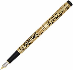 Advanced Fountain Pen Jinhao 5000 Dragon Year Golden with Black