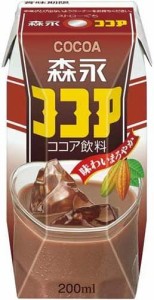 森永乳業 森永ココア 200ml [紙パック 飲料 ドリンク 飲み物 常温保存]×24本