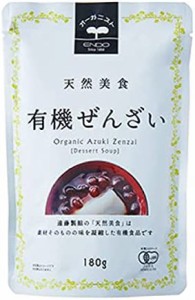 遠藤製餡 有機 ぜんざい パウチ 180g×5個