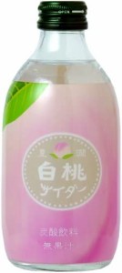 友桝飲料 豊潤白桃サイダー 300ml×24本