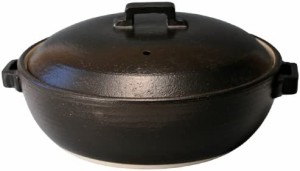 マルヨシ陶器 STYLE 土鍋 BLACK IH9号 M0226