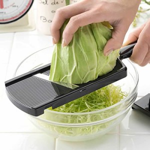 下村企販 スライサー 千切り 野菜 【日本製】 スマート キャベツ 1mm スライス 安全ホルダー付き とんかつ屋さん 35098 燕三条