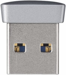 BUFFALO USB3.0対応 マイクロUSBメモリー 32GB シルバー RUF3-PS32G-SV