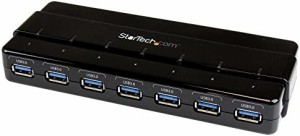 StarTech.com 7ポートUSB 3.0ハブ 卓上用 ACアダプタとケーブル付属 ST7300USB3B