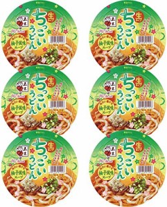 五木食品 ちっこいうどん柚子風味 109g×6食(常温保存商品)(生タイプ即席?)