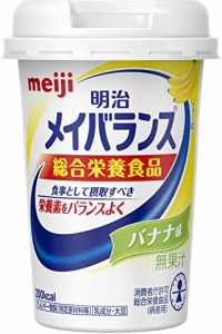 【まとめ買い】明治 メイバランス Miniカップ バナナ味 125ml×12本