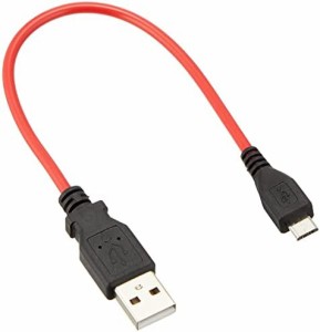 エスエスエーサービス [ 充電専用ケーブル・2.4A出力対応 ] microUSB(オス)-USB・A(オス) [15cm] SU2-MC15R