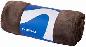 ナイスデイ mofua (モフア) ひざ掛け 毛布 ブラウン 70×100cm ブランケット 冬 あったか モフモフ 発売11周年 プレミアムマイクロファイ