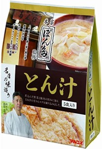 【本家ぽん多監修】マルコメ 名店の味巡り ぽん多 とん汁 即席味噌汁 5食×7袋