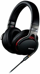 ソニー SONY ヘッドホン MDR-1A : ハイレゾ対応 密閉型 折りたたみ式 ケーブル着脱式/バランス接続対応 リモコン・マイク付き ブラック M