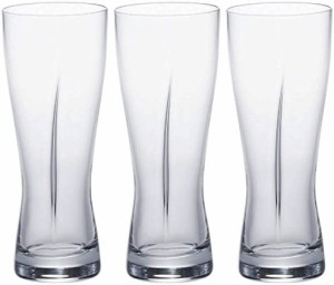 アデリア ビールグラス プレミアムピルスナー 390ml [ピルスナーグラス/持ちやすい/彫刻入り] 3個セット 日本製 B2291