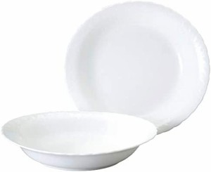 NARUMI(ナルミ) プレート 皿 セット シルキーホワイト 径23cm 2枚セット 電子レンジ温め 食洗機対応 9968-23034P