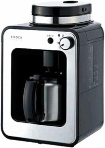 siroca 全自動コーヒーメーカー STC-501 [ステンレスサーバー/ミル内蔵2段階/豆・粉両対応]