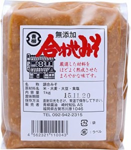 青柳醤油 合わせみそ 1kg