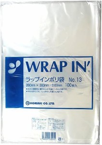 ホリアキ ラップイン ポリ袋 13号 P-13 1000枚入