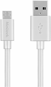 MaGeek 余分 長い マイクロ USB ケーブル 高速 Usb 2.0 A オス-＞マイクロ B 同期と充電 ケーブル Samsung, Htc, Sony, Sharp, Motorola,