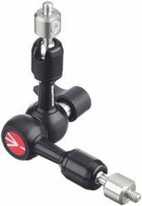 Manfrotto フリクションアーム カメラアクセサリー アーム長さ15cm 1/4両サイド・3/8ネジ付 カメラを固定した撮影 Webカメラ リモートワ