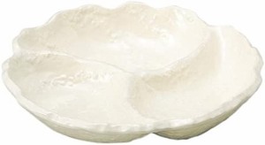 三陶 萬古焼 スナック皿 白い器 ておこしホワイト 12090