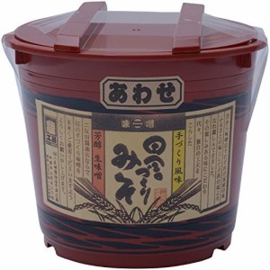 二反田醤油 田舎づくり味噌あわせ 朱樽入り 2kg