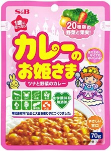 S&B カレーのお姫さまレトルト 70g×6個