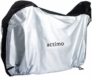 [ブランド] actimo ACTIVE WINNER 自転車カバー 前後子供乗せ対応 ラージサイズ 収納バック付