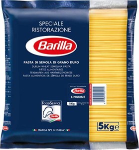 BARILLAバリラ パスタ バベッティー (リングイネ) 5kg [正規輸入品] イタリア産