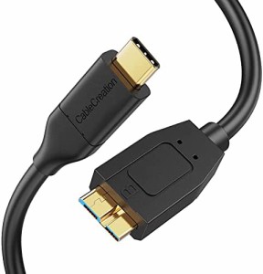 micro b type c,CableCreation Micro USB 3.1 Type C ケーブルUSB C to USB 3.1 GEN2 Micro-B (10G) ブラック 1.2m