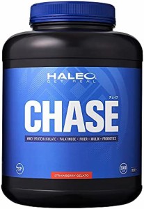 HALEO ウエイトゲイナー プロテイン チェイス 高速+低GI 3種のカーボブレンド配合 3kg ストロベリージェラート味