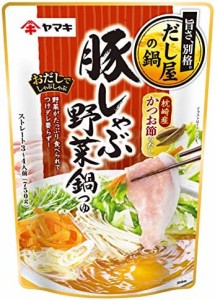 ヤマキ 豚しゃぶ野菜鍋つゆ 750g×2個