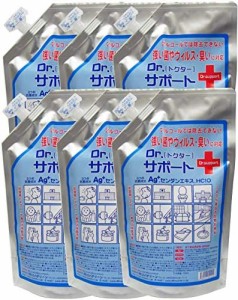 ノンアルコールで除菌・消臭｜ドクターサポート(Dr.support)【詰め替え用6パック】700ml×6