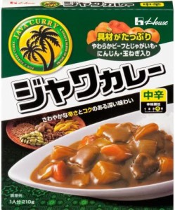 ハウス レトルトジャワカレー 中辛 210g×3個