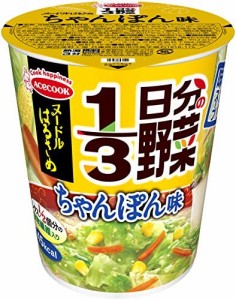 エースコック ヌードルはるさめ 1/3日分の野菜 ちゃんぽん味 43g×6個