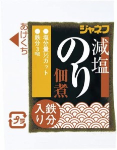 ジャネフ 減塩のり佃煮 (鉄分入り) 5gｘ40個