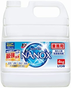 トップ ナノックス(NANOX) 【業務用 大容量】蛍光剤無配合 洗濯洗剤 液体 4kg つめかえ用大容量(4ｋｇ) クリスタルソープ